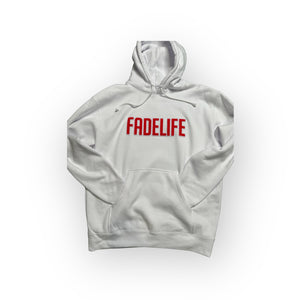 Fadelife Hoodie White/Red