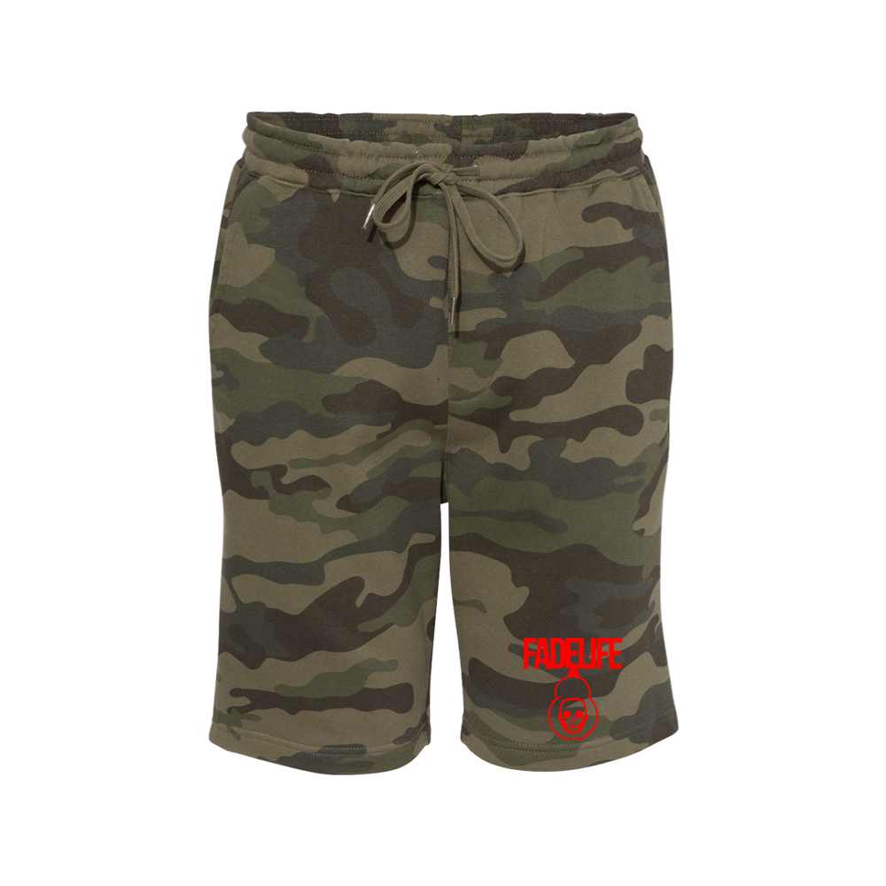 Fadelife Fleece Shorts Camo 