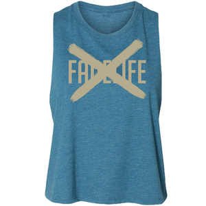 Women Fadelife Deep Teal Racerback Croptop