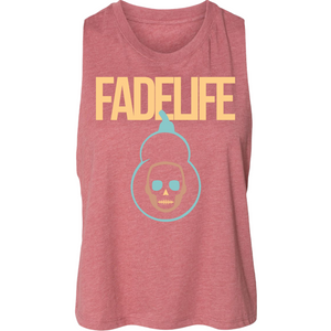 Women Fadelife Mauve Racerback Croptop