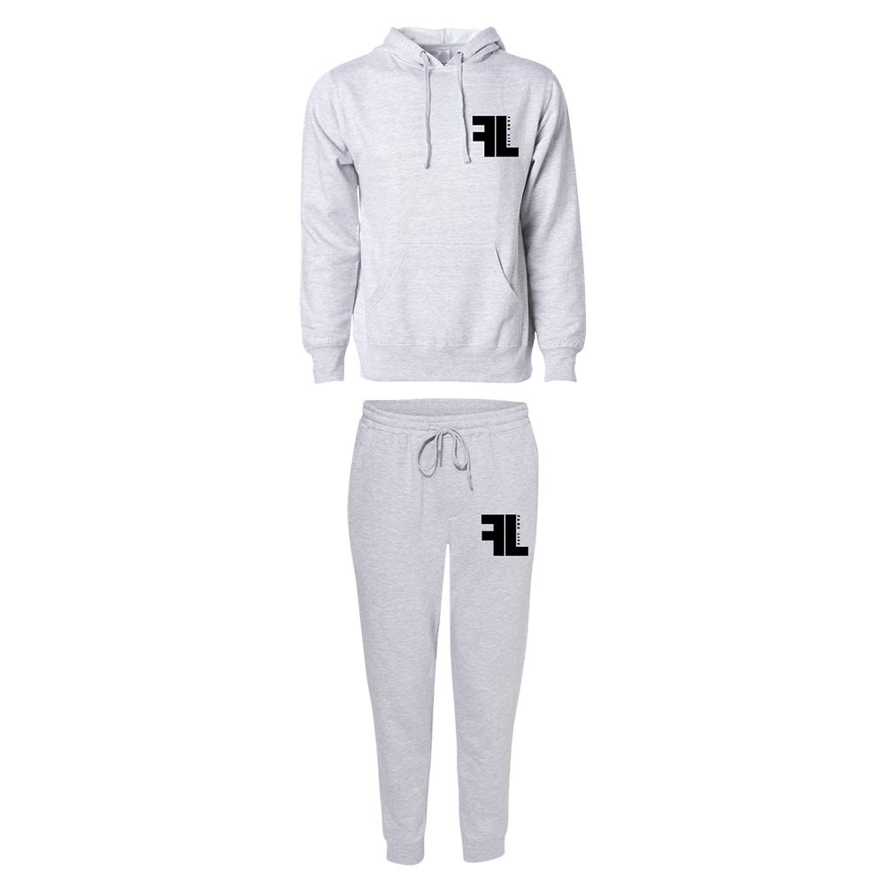 Fadelife Hoodie & Sweatpants Grey/Black 