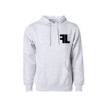 Load image into Gallery viewer, Fadelife Hoodie Grey &quot;Classic Logo/FL Logo&quot;
